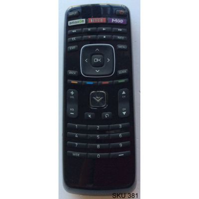 CONTROL REMOTO ORIGINAL PARA TV VIZIO / NUMERO DE PARTE RMT-JC01 / XRT112 / XRT140 / MODELO E500I-A1 / M550SL / M470SV / M470SL / M420SV / M420SR / M420SL / M420KD / M3D550KDE / M3D550KD / M3D470KDE / M3D470KD / M370SR / E701I-A3 / E551VA / M550SV